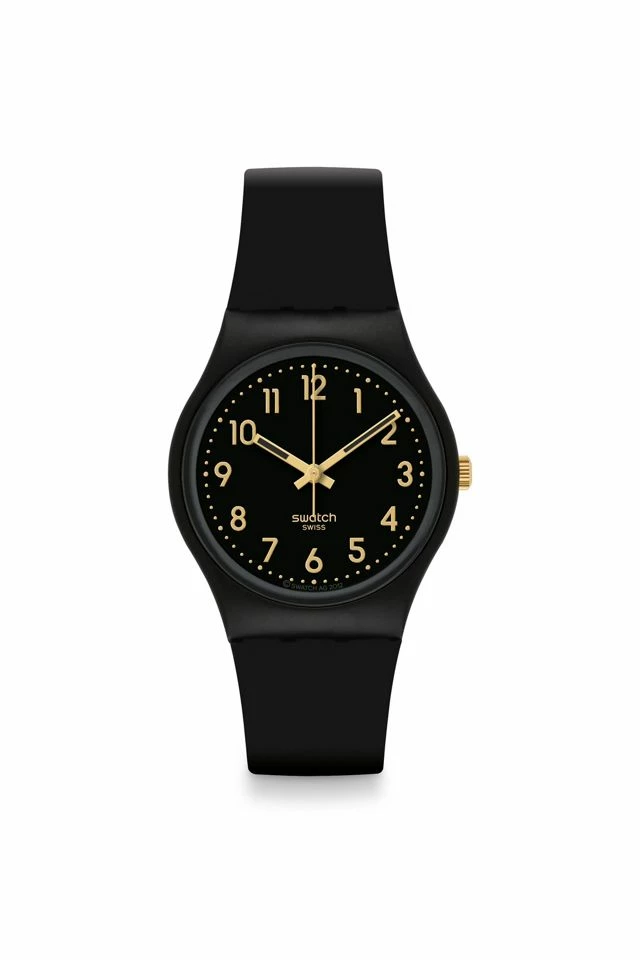 Best deal 🤩 Swatch Golden Tac ⌚ Watch Black 🔔