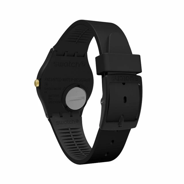 Best deal 🤩 Swatch Golden Tac ⌚ Watch Black 🔔 - Image 4