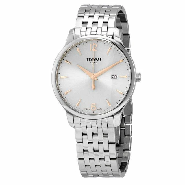 Top 10 🤩 Tissot Tradition Quartz Silver Dial Men's ⌚ Watch T063.610.11.037.01 Silver ✨