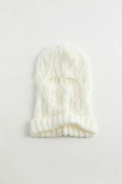 Buy ๐ Urban Outfitters Mummy Mask Balaclava White ๐