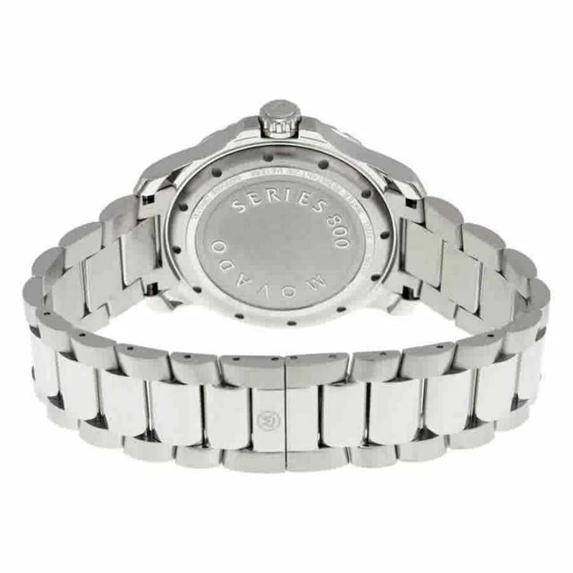 Cheap ๐ Movado Series 800 Black Dial Stainless Steel Men's โ Watch 2600135 Silver ๐ - Image 3