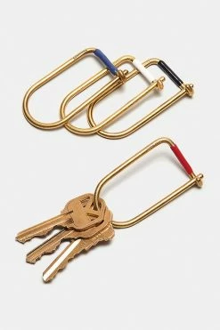 Discount 😉 Craighill Wilson Brass Keyring Black Multi 🤩