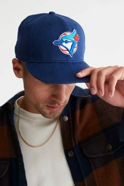 Budget โ๏ธ New Era UO Exclusive 59FIFTY Toronto Blue Jays Wool Fitted Hat Navy โค๏ธ
