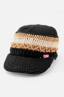 Cheapest 😍 Chums Japan Border Work Knit ⚾ Baseball Hat Black 👏