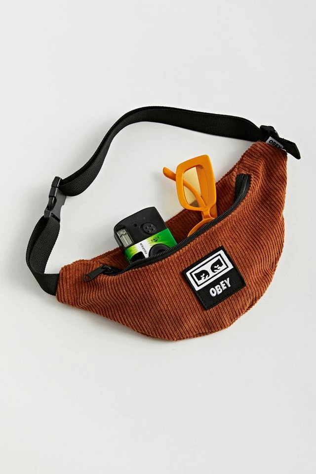 Coupon 🤩 OBEY Waisted Hip Bag Brown 🤩 - Image 4