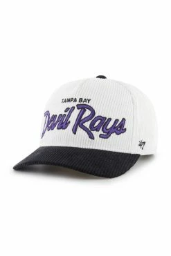 Outlet ✔️ '47 Tampa Bay Rays Corduroy Snapback Hat White 💯
