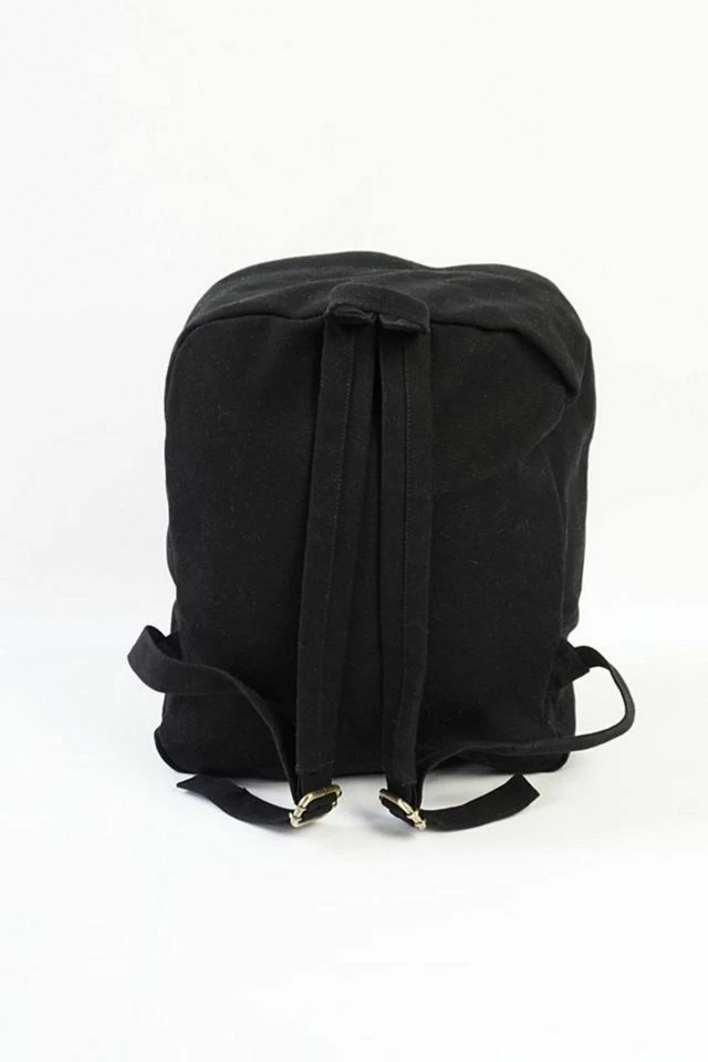 Hot Sale ⭐ Terra Thread Organic Cotton Mini Canvas 🎒 Backpack Black 🌟 - Image 4