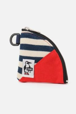 Best deal 👏 Chums Japan Fan Coin Case Navy Border/Tomato 😍