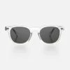 Outlet ✔️ Sunglass Museum Benson Polarized 👓 Sunglasses Clear / Gray Lens 🔔