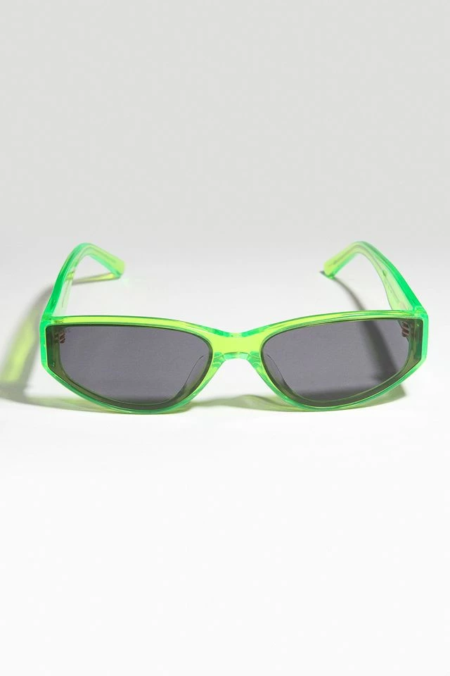 Buy ✔️ GLVSS The Snake 👓 Sunglasses Neon Green ❤️ - Image 2