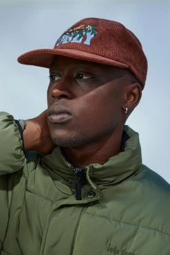 Buy ❤️ OBEY Garden Paneled Cord Hat Brown 🌟