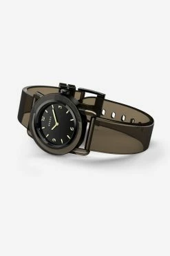 Best Pirce 🧨 BREDA Unisex 'Play' Black Transparent Plastic ⌚ Watch Black 🎁