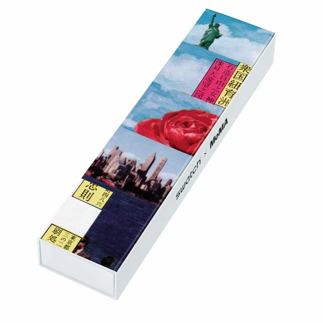 Deals ✔️ Swatch New York By Tadanori Yokoo, The ⌚ Watch Blue 🥰 - Image 4