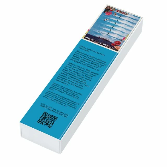 Deals ✔️ Swatch New York By Tadanori Yokoo, The ⌚ Watch Blue 🥰 - Image 5