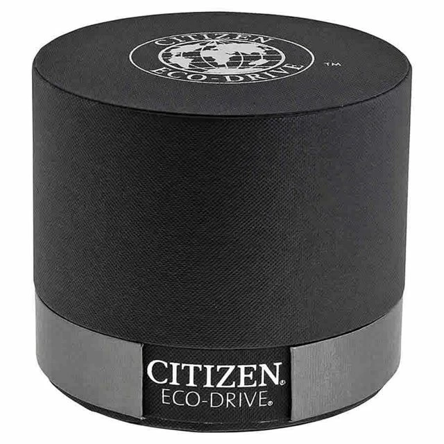 Discount ✔️ Citizen Eco-Drive Silver Dial Black Leather Men's ⌚ Watch AO9000-06B Black ⭐ - Image 4